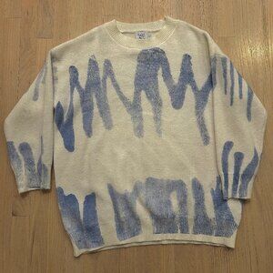 Princess Polly Blue and White Sweater